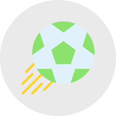 Football single icon vector illustration