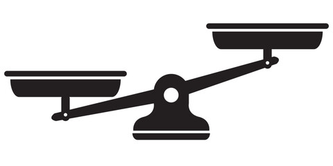 Scale liner icon vector set.