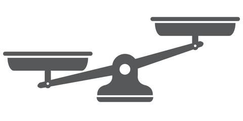 Scale liner icon vector set.