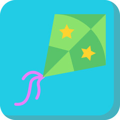 Kite single icon vector illustration