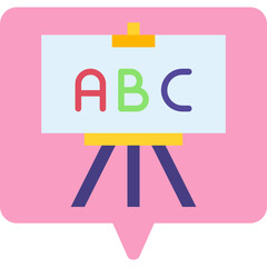 Easel single icon vector illustration