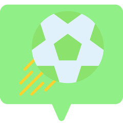 Football single icon vector illustration