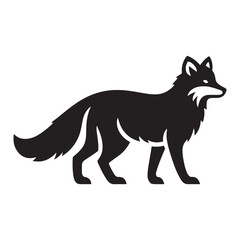 Whispers of the North: A Captivating Collection of Arctic Fox Vector Silhouettes Showcasing the Silent Beauty, Adaptability, and Elegance of This Enigmatic Winter Survivor