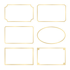 An Elegant Decorative Frames Set Ideal for a Variety of Uses with Diverse Applications