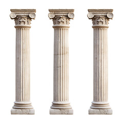 Obraz premium Four unique roman-style columns