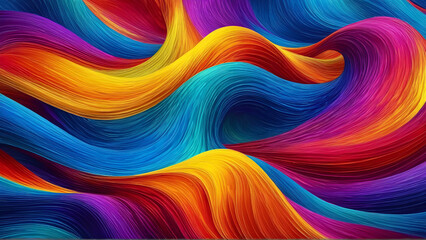 Obraz premium abstract colorful wallpaper for desktops, Generative AI