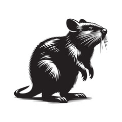 Scurry of the Outback: A Unique Collection of Bandicoot Vector Silhouettes Celebrating the Quirky Charm, Swift Movements, and Distinctive Shape of This Elusive Marsupial Species