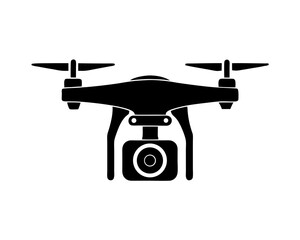 creative details Drone with camera icon Vector Illustration