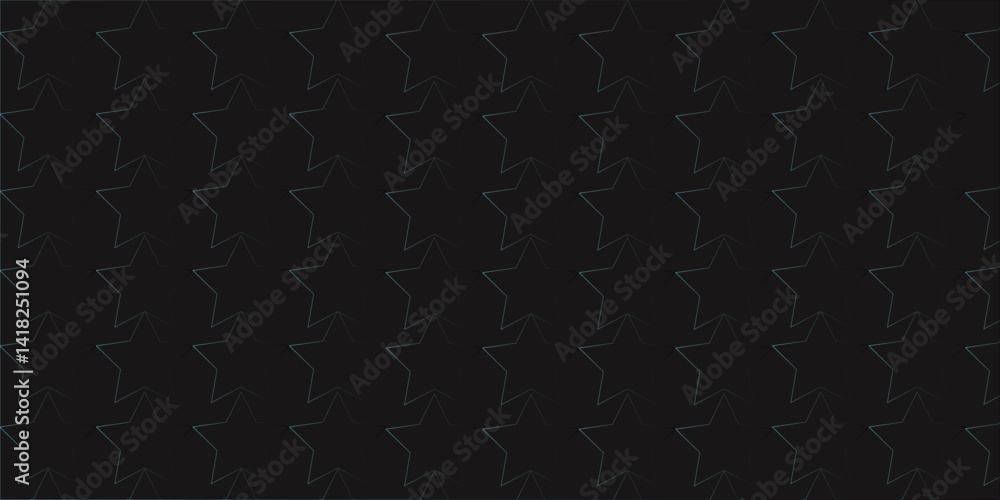 Poster abstract triangle background with black triangles with different shades of grey and blue outlines ve