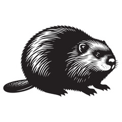Architects of the Wild: A Remarkable Collection of Beaver Vector Silhouettes Showcasing the Industrious Spirit, Unique Form, and Nature-Building Instincts of This Iconic Woodland Engineer