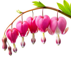 Bleeding Heart Flower Symbolic Floral Close-up