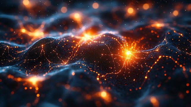 Artificial intelligence digital node web photos