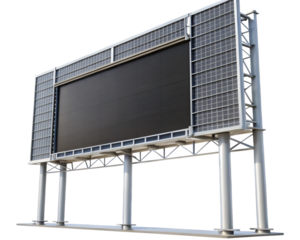 Blank Stadium Scoreboard Mockup