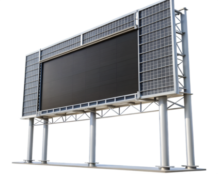 Blank Stadium Scoreboard Mockup