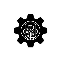 creative details Tech gear icon Vector Illustration
