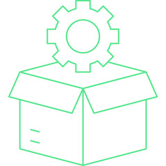 Service Packages icon single vector illustration