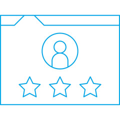 Customer Testimonial icon single vector illustration