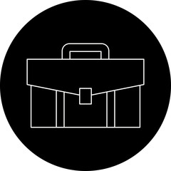 Portfolio icon single vector illustration