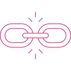 Link Building icon single vector illustration