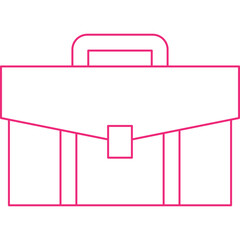 Portfolio icon single vector illustration