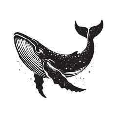 Giants of the Deep: A Majestic Collection of Blue Whale Vector Silhouettes Showcasing the Immense Grace, Power, and Oceanic Presence of Earth’s Largest Living Creature