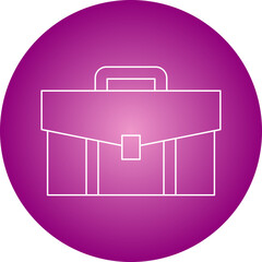 Portfolio icon single vector illustration