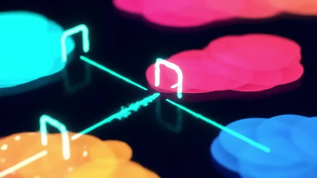 Zero Trust Security Architecture Animation - Network Segmentation and Continuous Verification Cybersecurity Concept Video