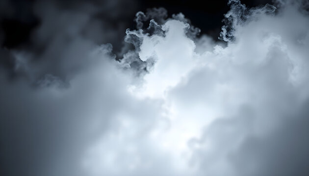 black and white photo of clouds in the sky