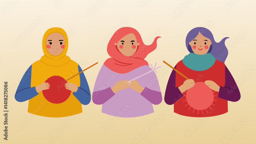 Poster each womans knitting style is unique making every shawl oneofakind and imbued with the love and care