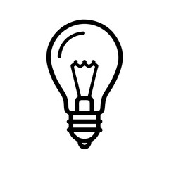 Icon of a Light Bulb	
