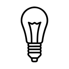 Icon of a Light Bulb	
