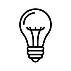 Icon of a Light Bulb	
