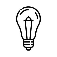 Icon of a Light Bulb	
