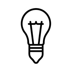 Icon of a Light Bulb	
