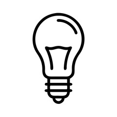 Obraz premium Icon of a Light Bulb 