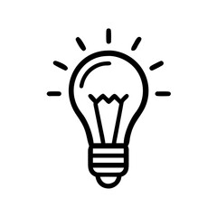 Icon of a Light Bulb	
