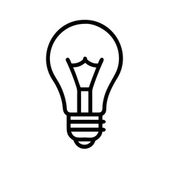 Icon of a Light Bulb	
