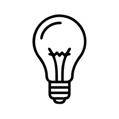 Icon of a Light Bulb	
