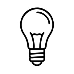 Obraz premium Icon of a Light Bulb 