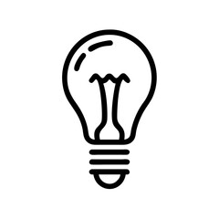 Icon of a Light Bulb	
