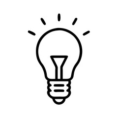 Icon of a Light Bulb	
