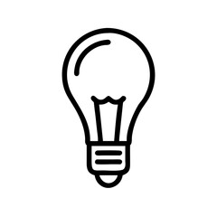 Obraz premium Icon of a Light Bulb 