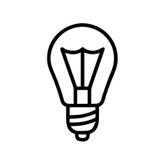 Icon of a Light Bulb	
