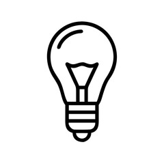 Icon of a Light Bulb	
