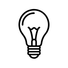 Icon of a Light Bulb	

