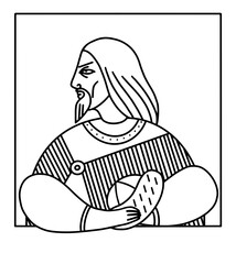 Minimal Line Art of Andrei Bogolyubsky