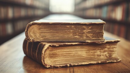 A couple of books, symbolizing knowledge, curiosity, and the joy of reading