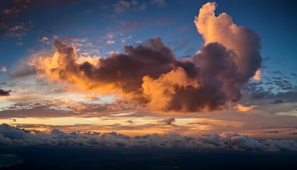 Clouds at sunset