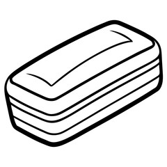 Soap: A simple yet elegant depiction of a bar of soap, a staple of cleanliness and hygiene, ready for use in a serene bathroom or spa setting.