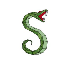 S-shaped Snake Logo